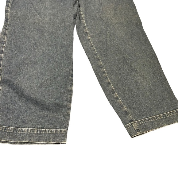 Karen Scott Blue Denim Stretch Capri’s Women’s Size 8 - Picture 3 of 8